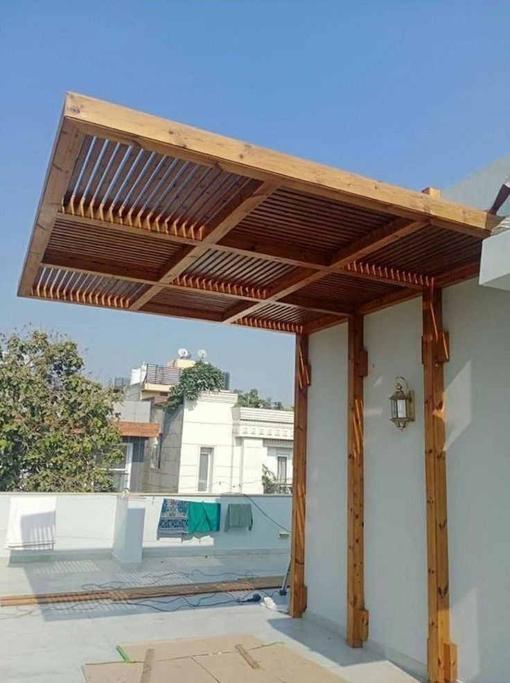 برجولات خشبية حديثة