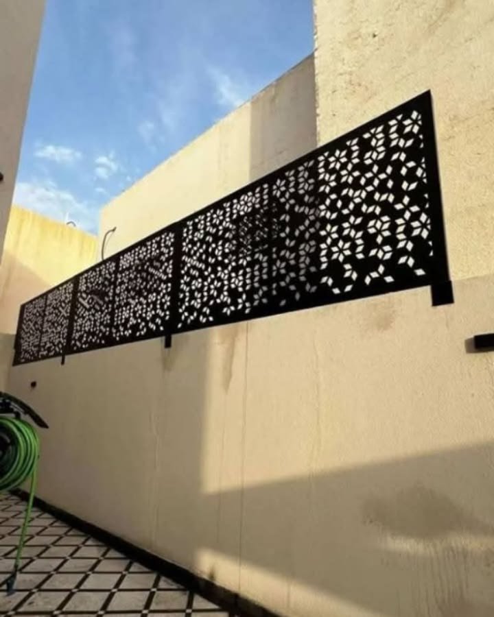 تركيب سواتر قص ليزر للحدائق والأحواش