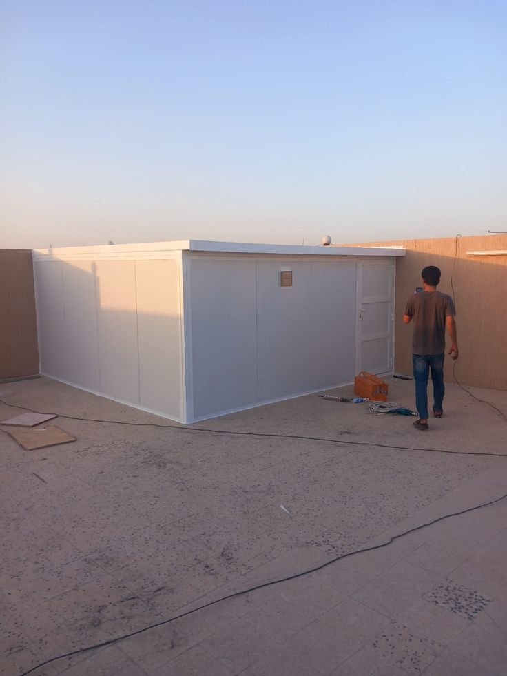 غرفة ساندوتش بنل للمكاتب المؤقتة