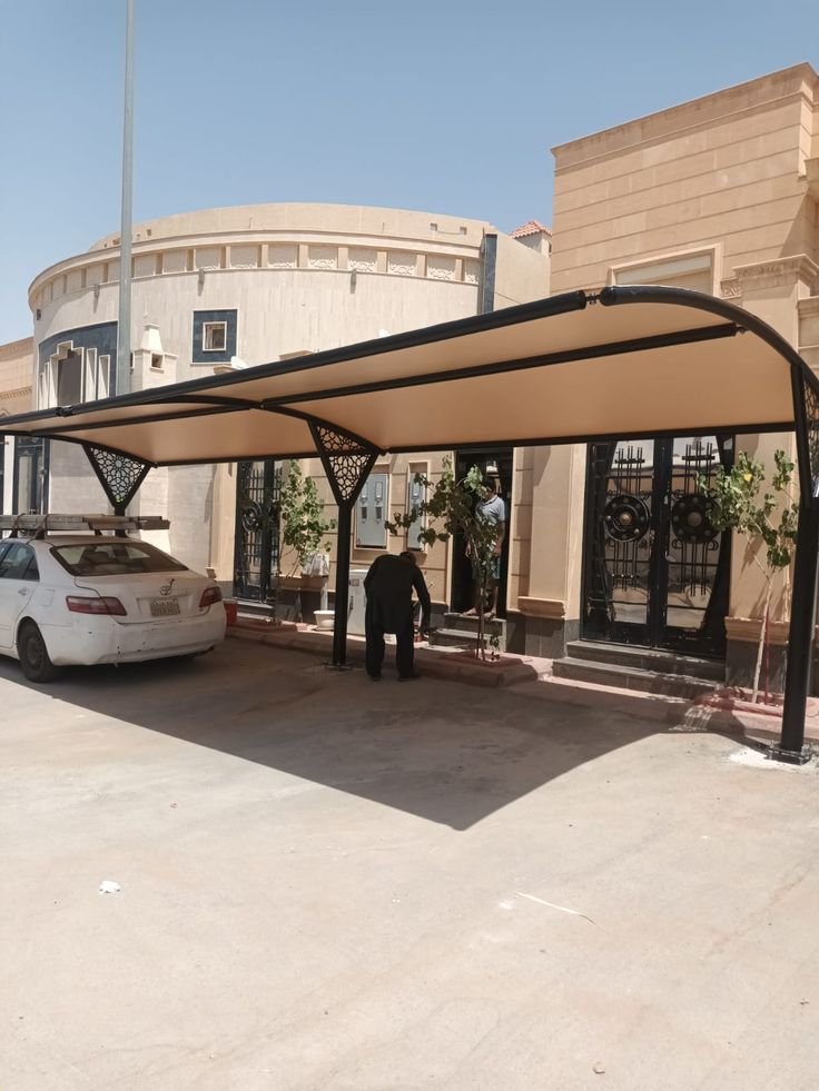 مظلات موقف سيارتين الرياض