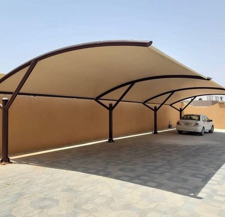 مظلات كابولي الشكل الجديد للبلدية الرياض حي الياسمين