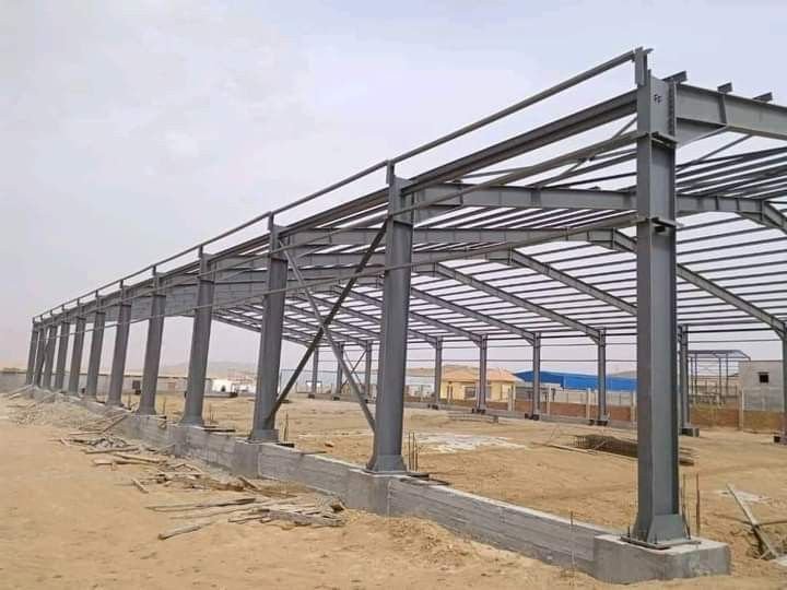 تجهيز قواعد هناجر العظم