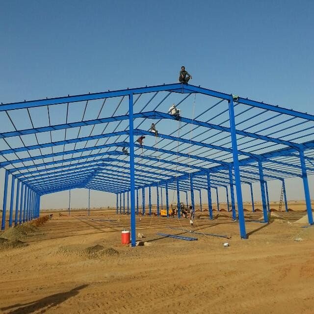هياكل هناجر حديد للمستودعات
