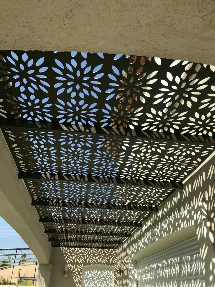 مظلات قص ليزر لحوش المنزل في حطين